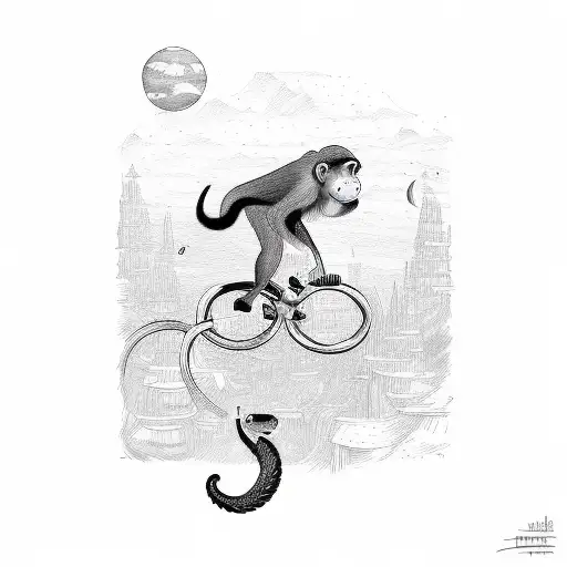 Monkey Riding Circus Dog