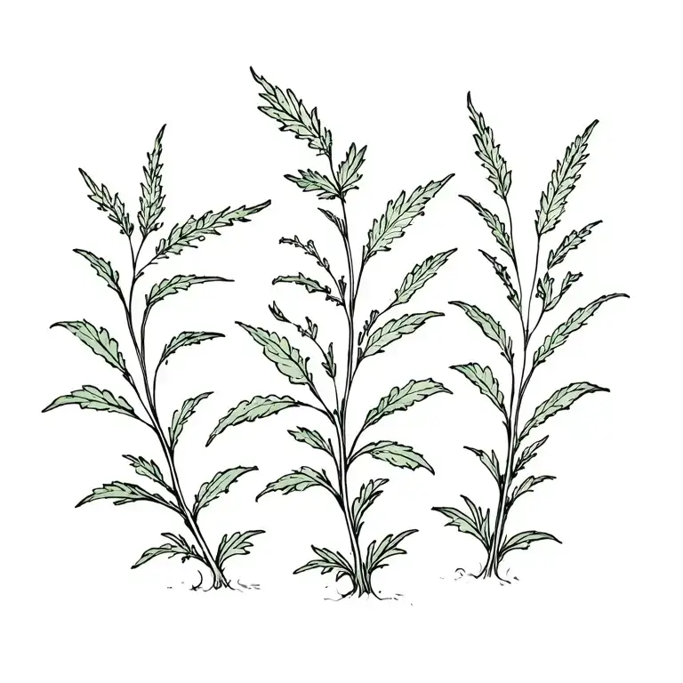 Weeds Growing Around Them Three Words