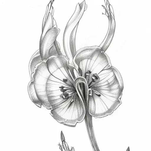 Semicolon And Freesia