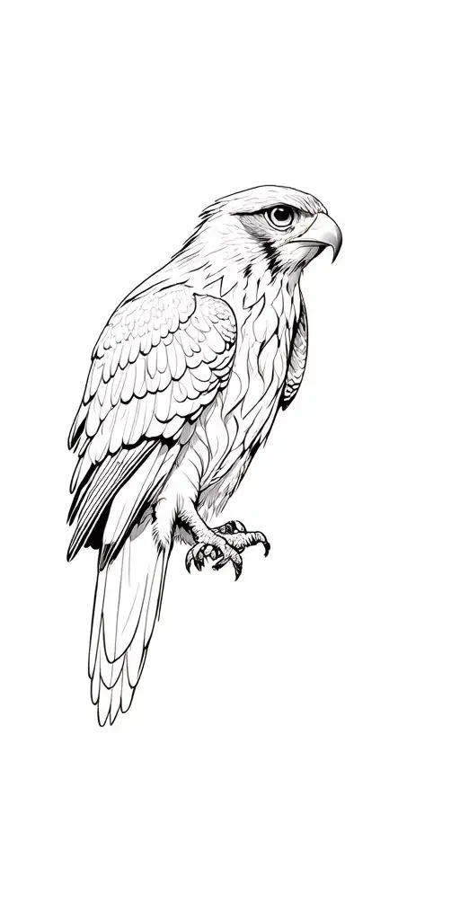 Falcon On The Shoulder