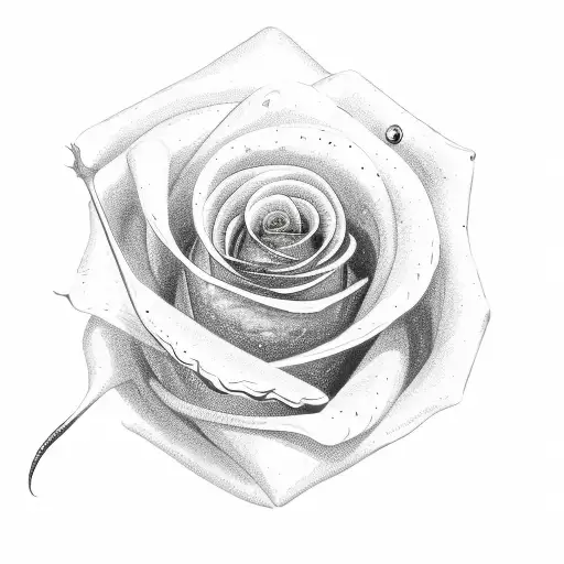 Snake On A Rose Stem