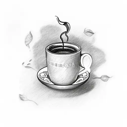 Coffee Bean With Coffee Mug