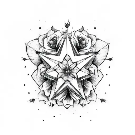 Star With Roses