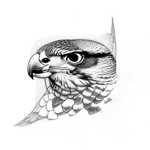 Peregrine Falcon Wing Only Arm Sleeve