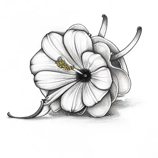 Daisy And Lily Of The Valley And Morning Glory Wrap