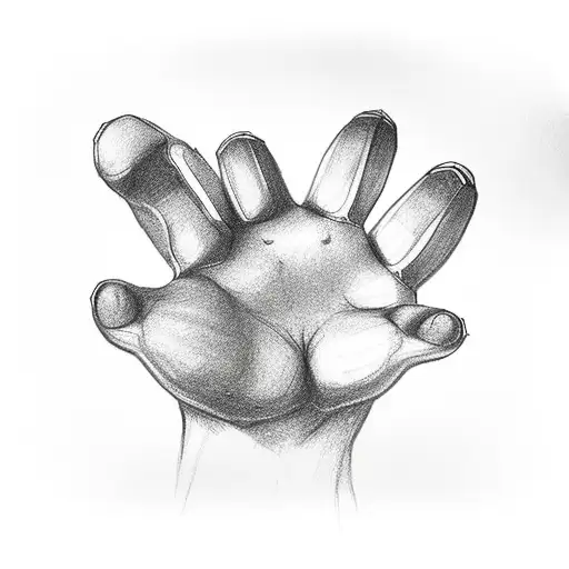 Minimalistic Dog Paw
