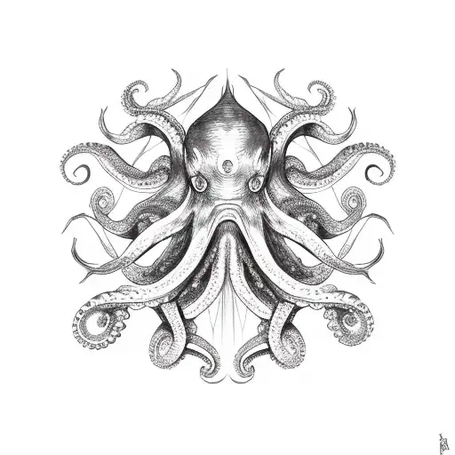 Kracken Octopus Thigh High