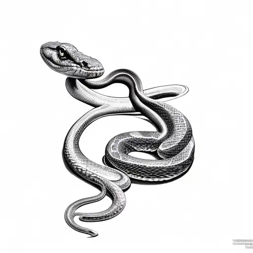 Snake Around The Calf