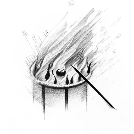 Burning Matchstick Semicolon