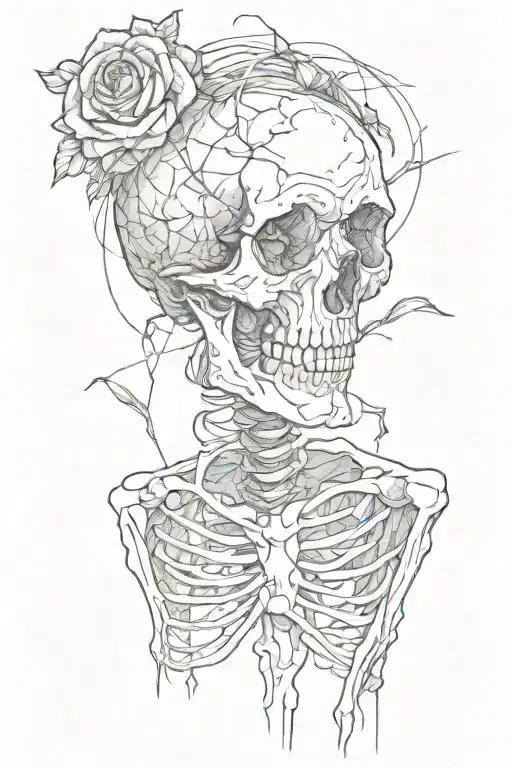 Broken Hearted Skeleton