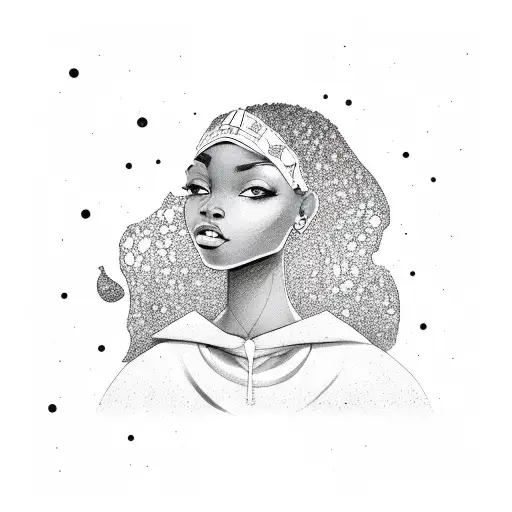 Black Girl And Universe