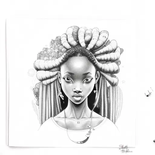 Black Girl And Universe