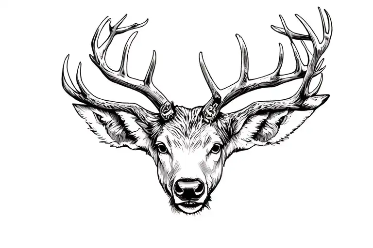 Memorial Half Sleeve With Hunting Scene Inspired