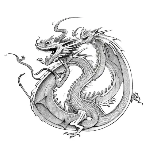 Dragon With Golden Ratio