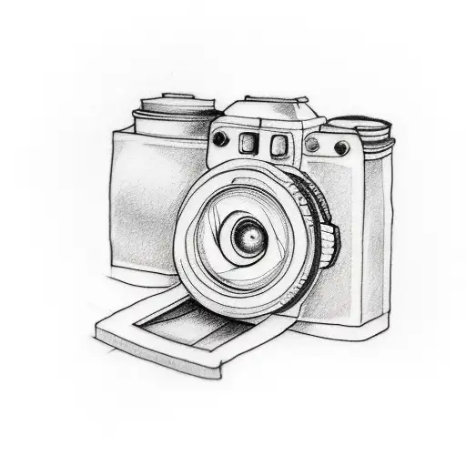 Camera Tattoo For Wedding Photographer