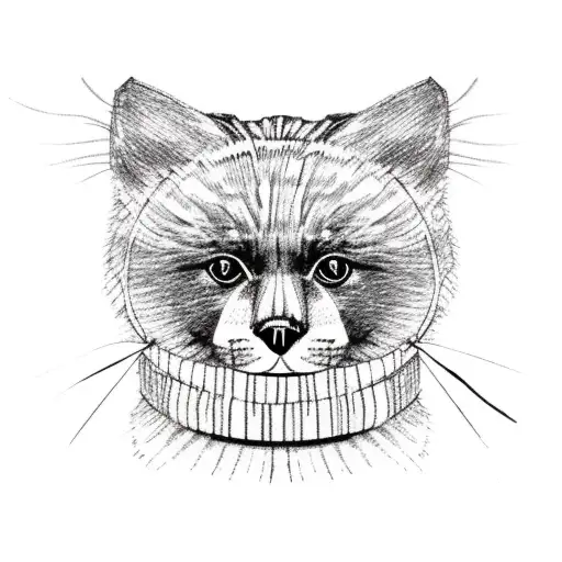 Cat In A Bear Costume