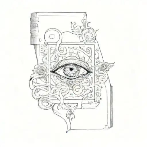 A Book With An Eye On It