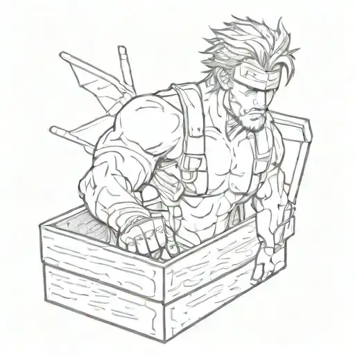 Solid Snake In A Box