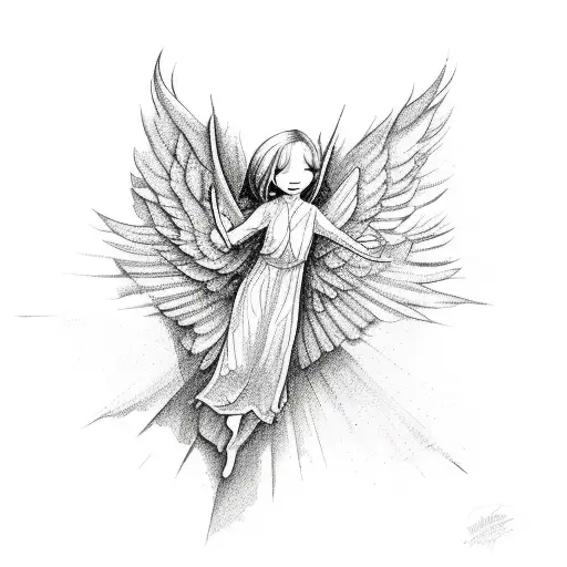 Falling Angel Out Of The Sky