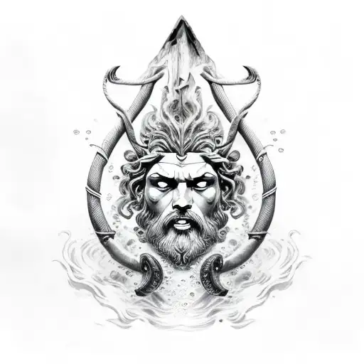 Poseidon With Water