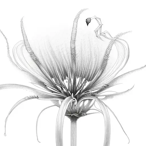 Spider Lily Incorporating A Phoenix Hybrid
