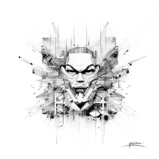 Abstract Graffiti Flow