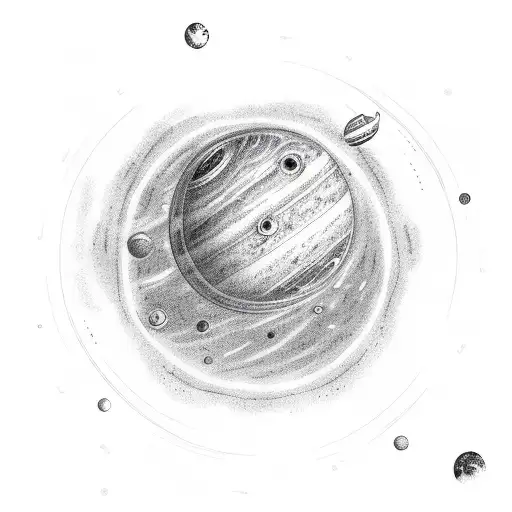 A Cosmonaut Exploring A Mysterious Planet With Alien-like Creatures