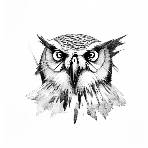 Raven And Owl Flight