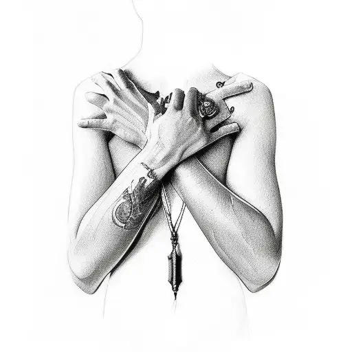 Upper Left Arm Sleeve About Faith In Yourself