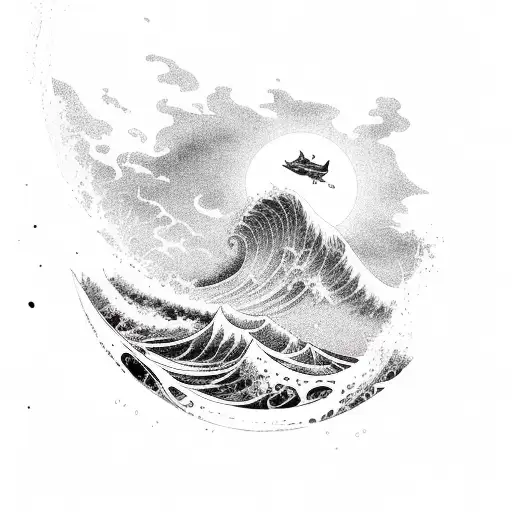 Twenty Seven With Waves And Sun