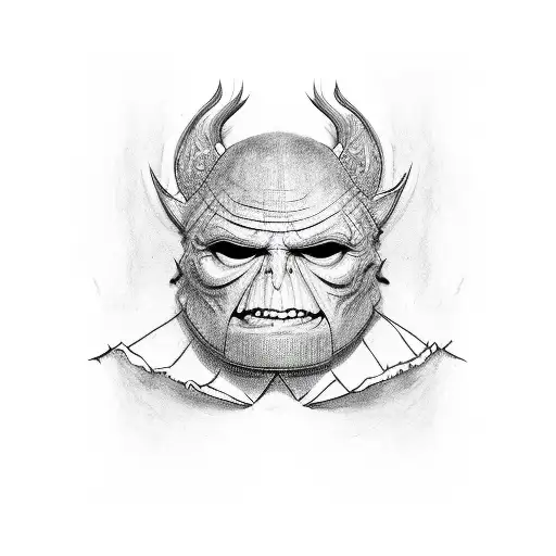 Evil Comedy And Tragedy Masks