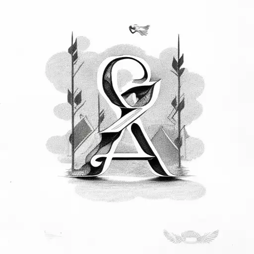 The Letter A With Bird Anarchy