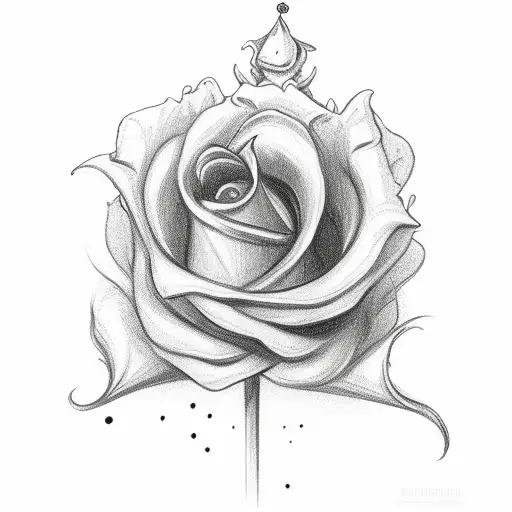 Dagger With The Flower For Handle