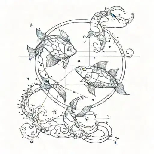 Pisces Constellation Intertwined
