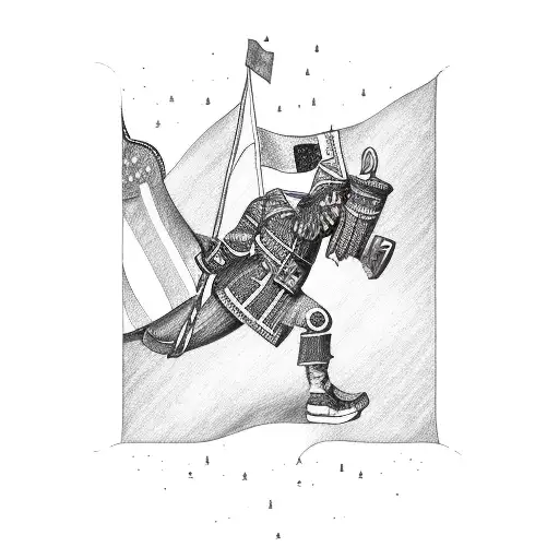 Made In Lithuania Word And Flag