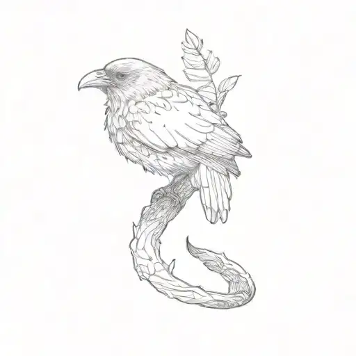 A Crow With A Tawny Tawny Tawny Taw