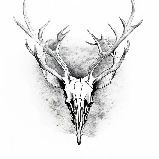 Real Elk Skull