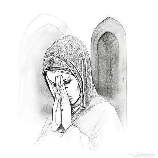 Religious Woman Praying