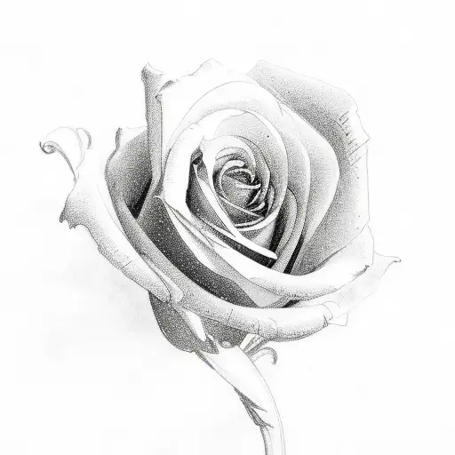 Black Roses Small With Vien