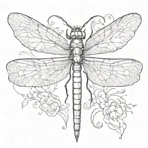 Dragonfly Top View