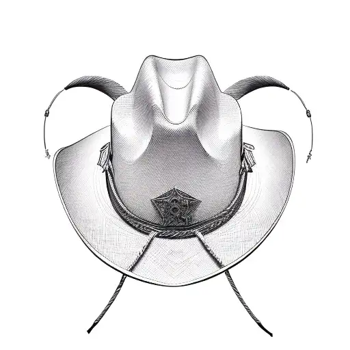 Cowboy Hat With By Your Grace I've Been Set Free Written