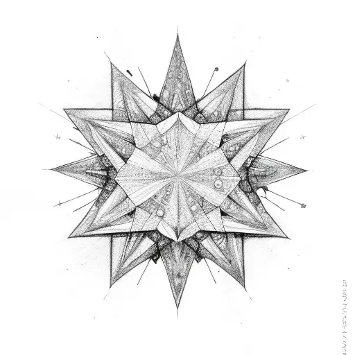 Star Connected With Beads