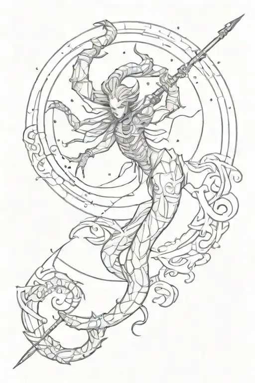 Scorpio And Sagittarius Symbol