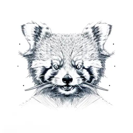 Red Panda With Shades