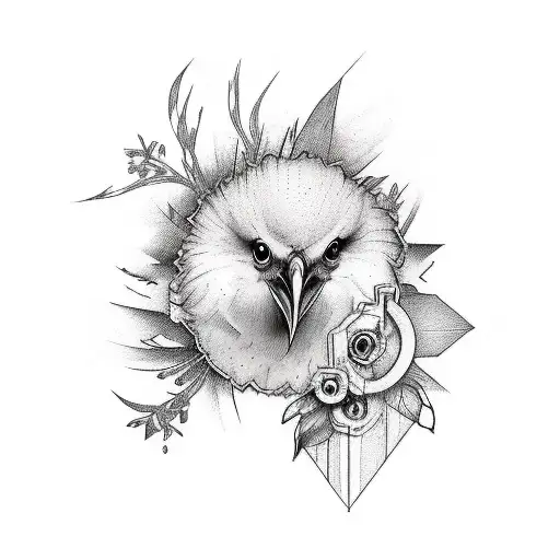 Aesthetic Bird Full Arm