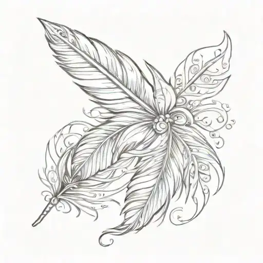 Boho Feather Feather Feather