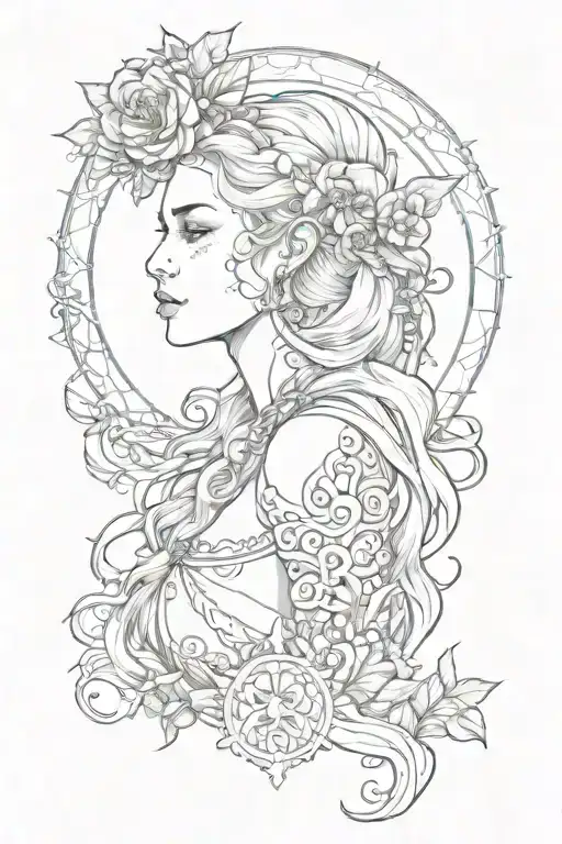 Goddest Hel Nordic Godess Half Live Half Dead