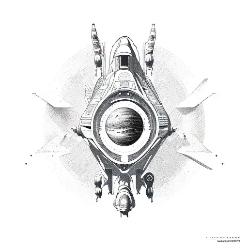 Advanced Spaceship For Intergalactic Travel