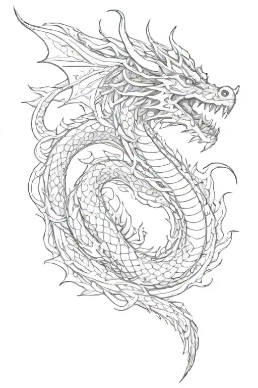 Dragon Tattoo Design