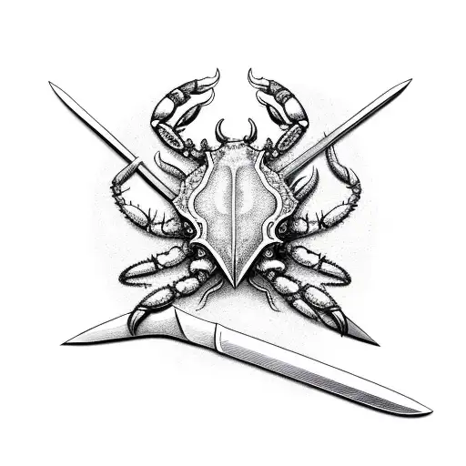 Sword With Small Crab